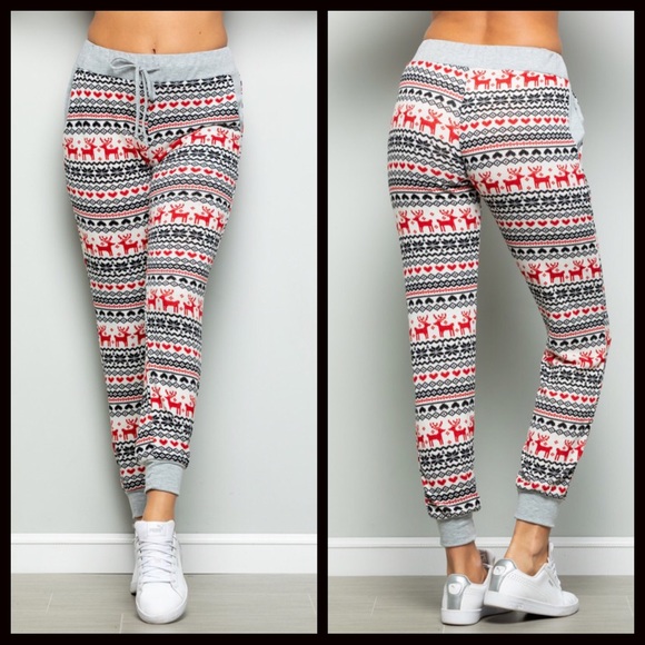 CLEARANCE‼️2 LEFT🎄Holiday Joggers - Picture 8 of 8